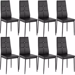 TecTake 404123, Black, 8 seat(s)
