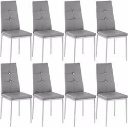 TecTake 404124, Grey, 8 seat(s)