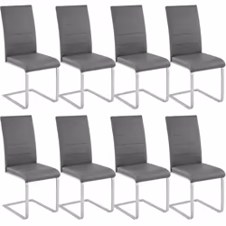 TecTake 404129, Grey, 8 seat(s)