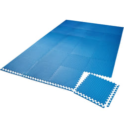 TecTake 404134 yoga mat Blue