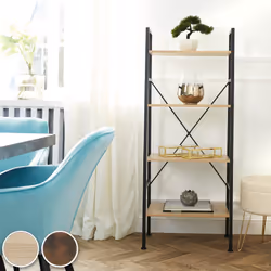 TecTake 404146 shelve Steel, MDF Wood