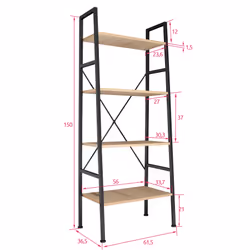 TecTake 404149 industrial shelving/rack Wood - Additional view 6