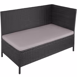 TecTake 404252 sofa Black