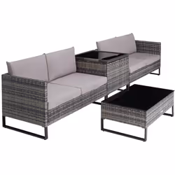 TecTake 404301 sofa Grey - Additional view 4