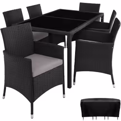 TecTake 404320, Black, Grey, 6 seat(s), Adults & Children, Boy/Girl