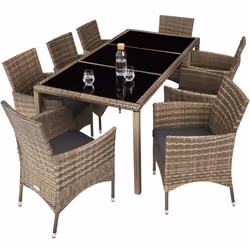 TecTake 404329 outdoor furniture set Grey, Brown - Additional view 4