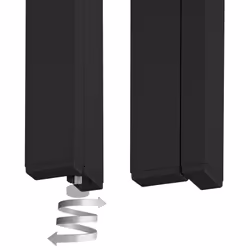 TecTake 404401 outdoor table Black