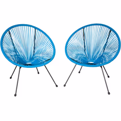 TecTake 404409, Steel, Plastic, Blue