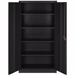 TecTake 404480 filing cabinet Steel Black - Additional view 6