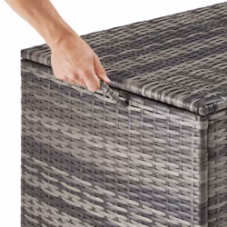 TecTake 404555 storage box Polyester, Aluminium Grey - Additional view 4