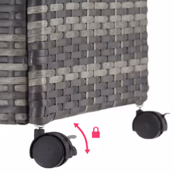 TecTake 404555 storage box Polyester, Aluminium Grey - Additional view 5