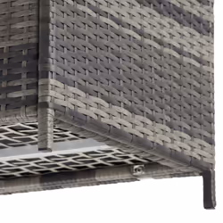 TecTake 404555 storage box Polyester, Aluminium Grey - Additional view 6