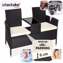 TecTake 404557 outdoor bench