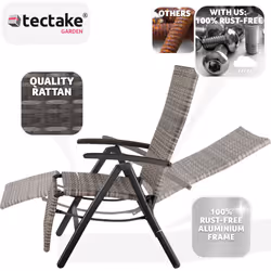 TecTake 404577 outdoor chair Grey