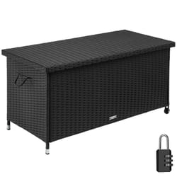 TecTake 404594 storage box Polyester, Steel Black