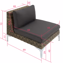 TecTake 404658 accent chair - Additional view 7