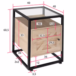 TecTake 404687 coffee/side/end table Side/End table