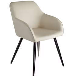 TecTake 404764, 1 pc(s), Black, Cream