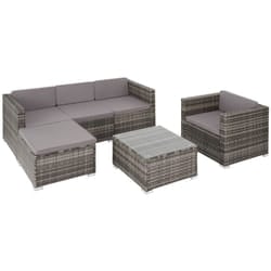 TecTake 404784 sofa Grey