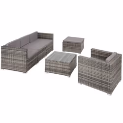 TecTake 404784 sofa Grey