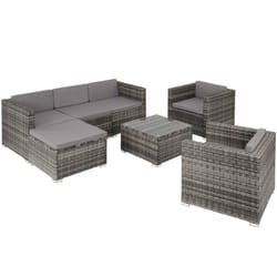 TecTake 404785 outdoor furniture set Grey