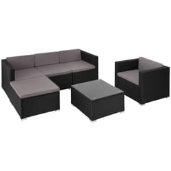 TecTake 404790 sofa Black