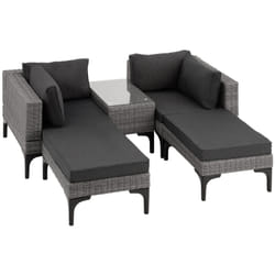 TecTake 404796 sofa Grey