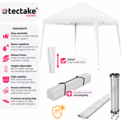 TecTake 404826 gazebo - Additional view 2