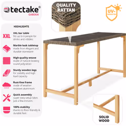 TecTake 404841 outdoor table
