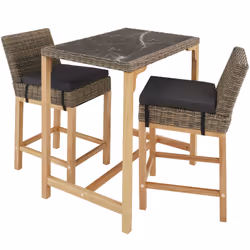 TecTake 404847, Brown, 2 seat(s), Adults & Children, Boy/Girl