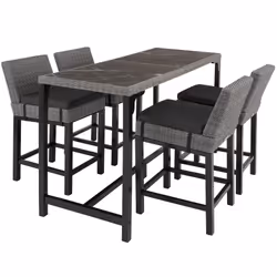 TecTake 404851, Grey, 4 seat(s), Adults & Children, Boy/Girl