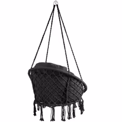TecTake 404877 hanging chair Black - Additional view 4