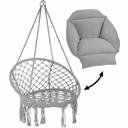 TecTake 404878 hanging chair Grey