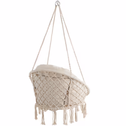 TecTake 404879 hanging chair Beige - Additional view 4