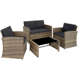 TecTake 404916 sofa 4 seat(s) Grey, Brown