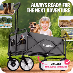 TecTake 404977 camping trolley Grey - Additional view 4