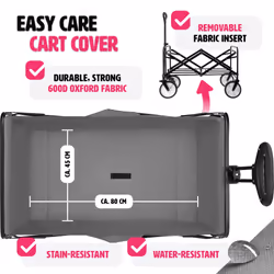 TecTake 404977 camping trolley Grey - Additional view 8