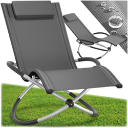 TecTake 404995 outdoor bed Grey