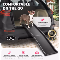 Dog Steps Ramp Outdoor Folding Pet Ramps for Cars Bed Sofa Car Large Stairs