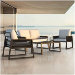 TecTake 405059 outdoor furniture set Anthracite