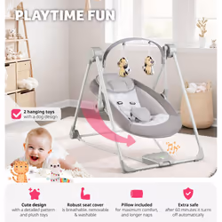 Baby Bouncer Nursery Chair Infant Swing Seat Rocker Childrens Room Furniture