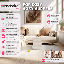 TecTake 405121 dog/cat step/ramp
