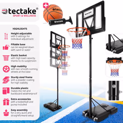 Basketball Hoop Basket Ball Nets Backboard Pump Free Standing Portable Frame