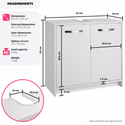 TecTake 405367 bathroom vanity/sink cabinet - Additional view 6