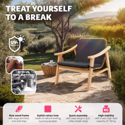 TecTake 405376 outdoor chair