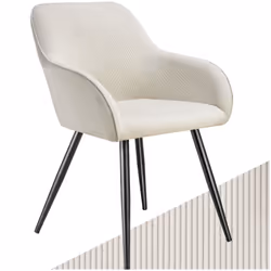 TecTake 405402, 1 pc(s), Black, Cream
