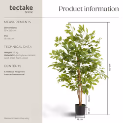 Artificial Plant - detailed and lifelike, ficus tree, low-maintenance - Additional view 6