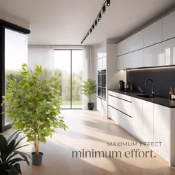 Artificial Plant - detailed and lifelike, ficus tree, low-maintenance - Additional view 9