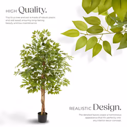 Artificial Plant - detailed and lifelike, ficus tree, low-maintenance