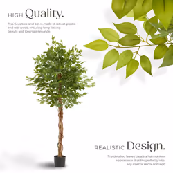 Artificial Plant - detailed and lifelike, ficus tree, low-maintenance